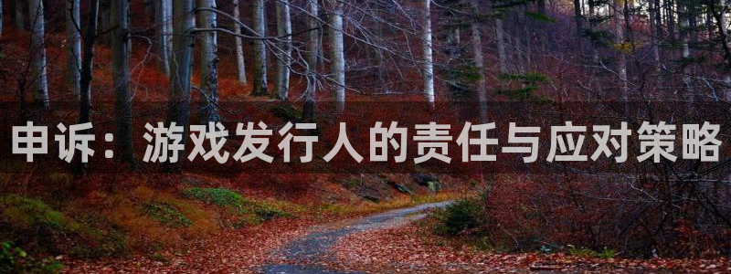 db电竞庄园：申诉：游戏发行人的责任与应对策略